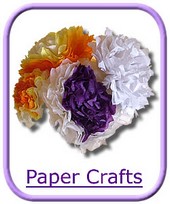 handmade paper flowers