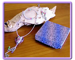a gift box and necklace