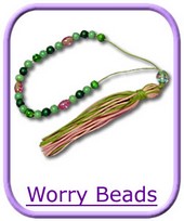 glass worry beads