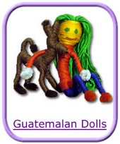 Guatemalan doll and dog