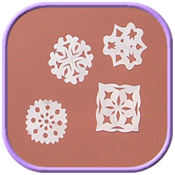 paper cut out snowflakes
