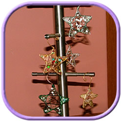 wire star tree ornaments