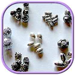 various metal beads