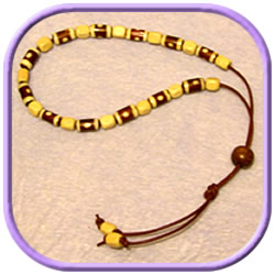 wooden worry beads