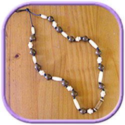 bead and cord necklace